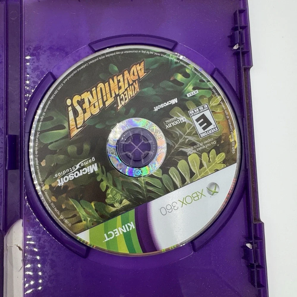 Kinect Adventures Xbox 360 Video Game‎ Complete, Tested. Requires Kinect Sensor